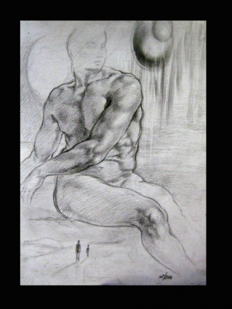 Michelangelova Sibila; tužka; 2004